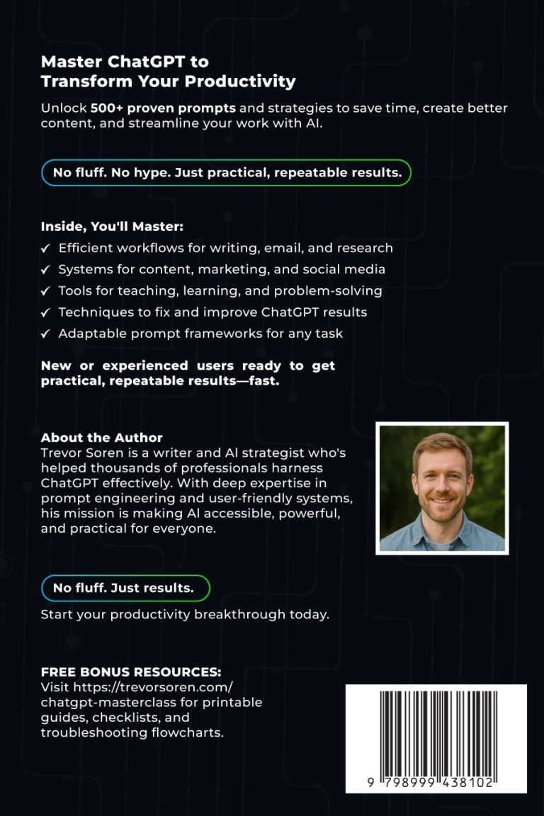 Chatgpt prompt masterclass